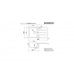Zlewozmywak Schock FORMHAUS D-100 Onyx Cristalite